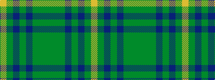 idealised woven sample of pattern GGGBGBGY