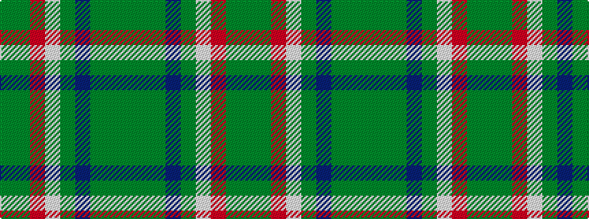 idealised woven sample of pattern GGGBGWRGG