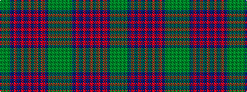 idealised woven sample of pattern GGGBRBRBRBRBRBGGGG