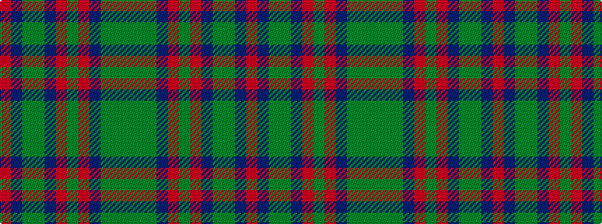 idealised woven sample of pattern GGGBRGRBGGBR