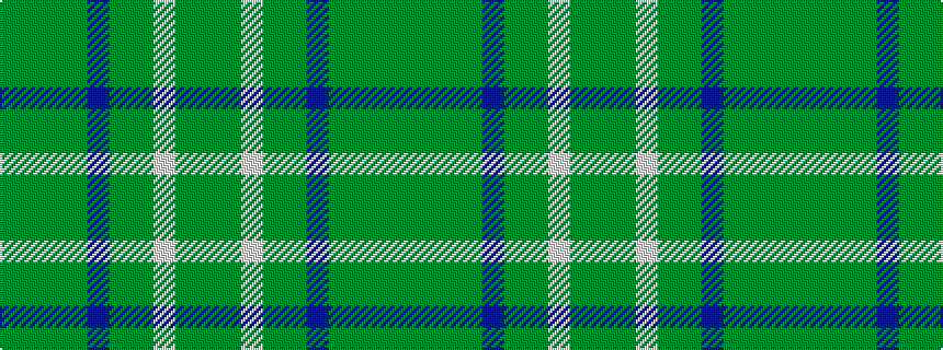 idealised woven sample of pattern GGGGBGGWGG