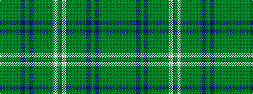 idealised woven sample of pattern GGGGGBGBGGGGGWG