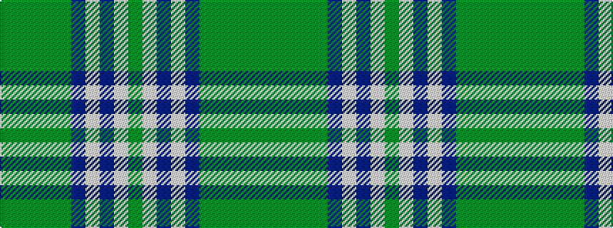 idealised woven sample of pattern GGGGGBWBWG