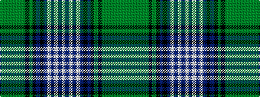idealised woven sample of pattern GGGGGGGKGKBKBWBWBW