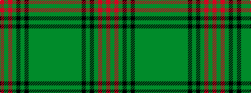 idealised woven sample of pattern GGGGGGGKGKGRGR