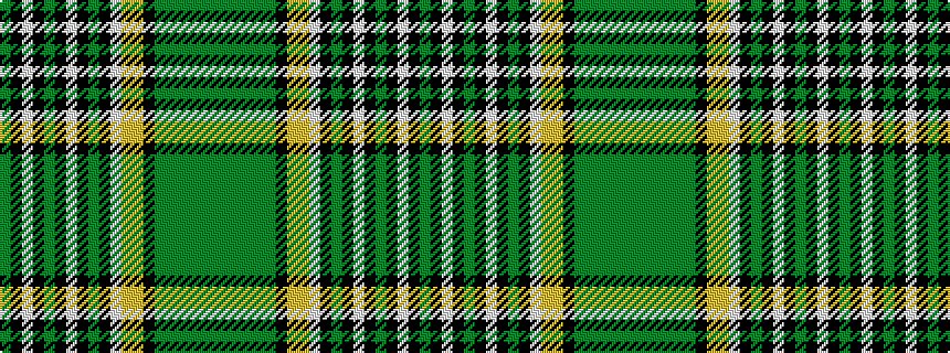idealised woven sample of pattern GGGGGGKYYWKGKWKGKWKG