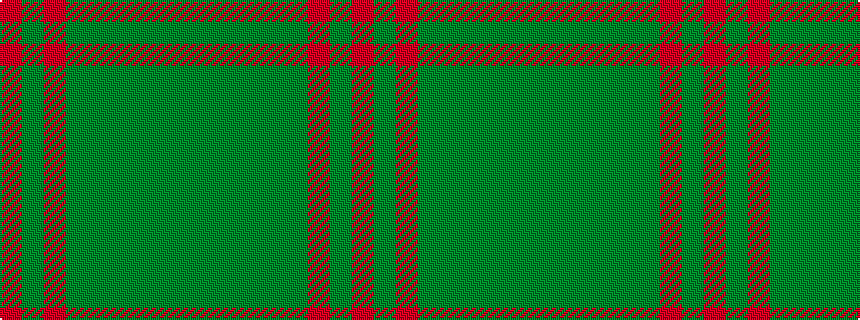 idealised woven sample of pattern GGGGGGRGR