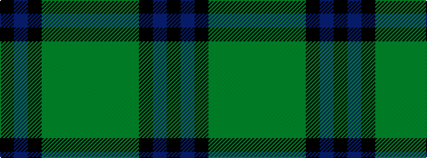 idealised woven sample of pattern GGGGKBK
