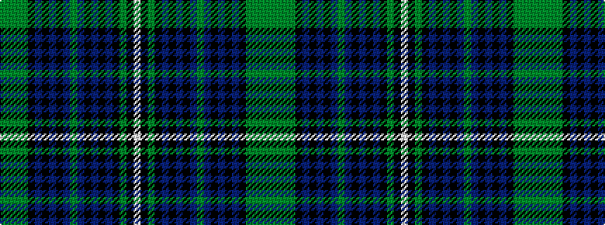 idealised woven sample of pattern GGGGKBKBKBGBKBKBKGKW