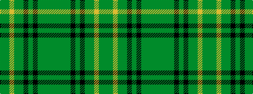 idealised woven sample of pattern GGGGKGKGGYGG