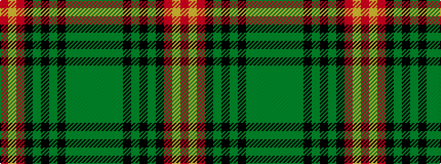 idealised woven sample of pattern GGGGKGKGKRYR