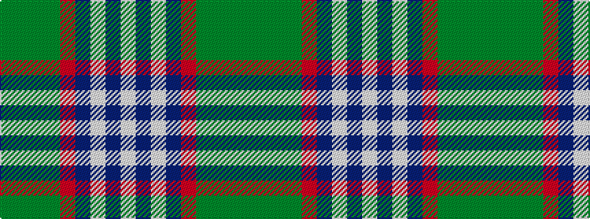 idealised woven sample of pattern GGGGRBWBW
