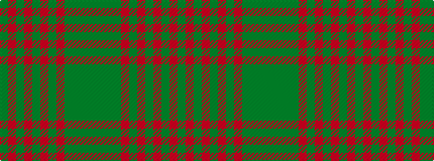 idealised woven sample of pattern GGGGRGRGRGRG
