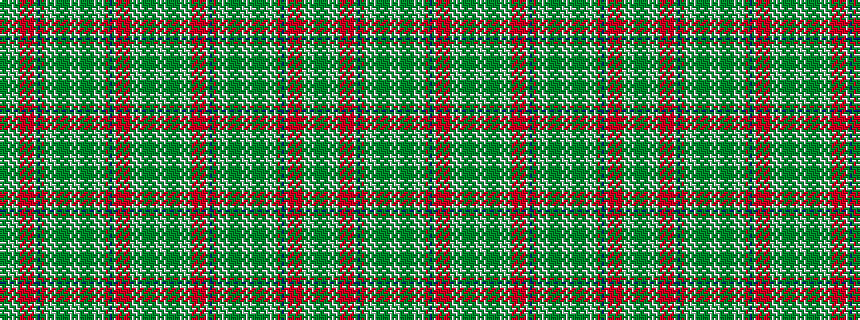 idealised woven sample of pattern GGGGWGWGWGRRRGRRRWGBGRGWGWGWGGGGGGGWGWGWGGGGGGGWGWGWGRGBGWRRRGRRRGWGWGWGGGGGGGWGW