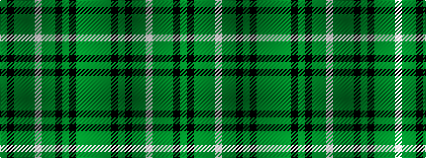 idealised woven sample of pattern GGGKGKGGWGGGKG