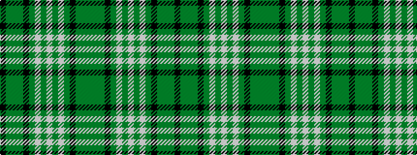 idealised woven sample of pattern GGGKGWGWGWGKGGGK
