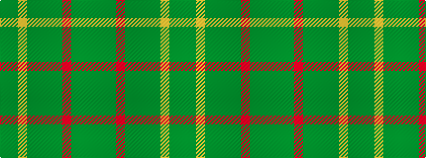 idealised woven sample of pattern GGGRGGGGYGG