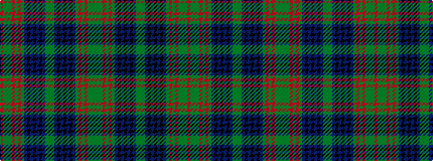 idealised woven sample of pattern GGGRGRGBKBKBKBGGGBKBKBKBGRGRGGGR