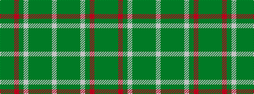 idealised woven sample of pattern GGGRGWGGGGGW
