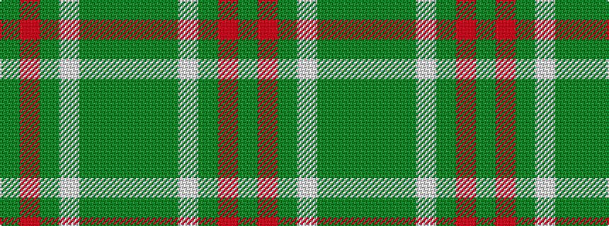 idealised woven sample of pattern GGGWGRG