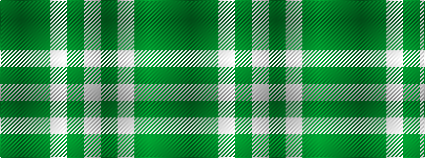idealised woven sample of pattern GGGWGW