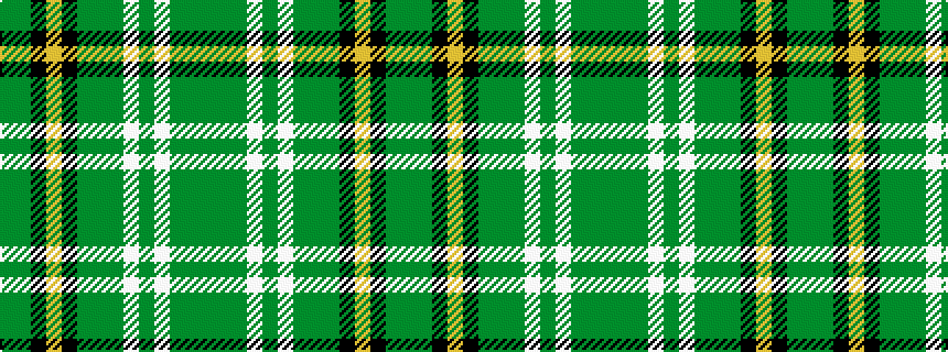 idealised woven sample of pattern GGGWGWGGGKYKGG