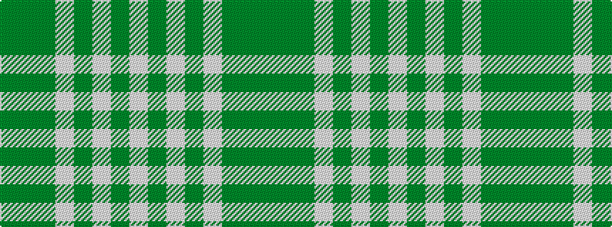 idealised woven sample of pattern GGGWGWGW
