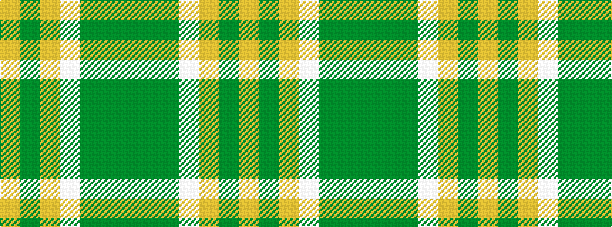 idealised woven sample of pattern GGGWYGY
