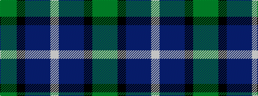 idealised woven sample of pattern GGKBBBW