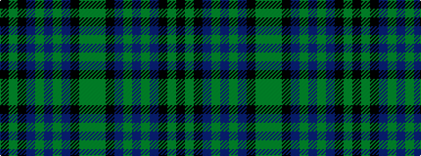 idealised woven sample of pattern GGKBGBGBKGK