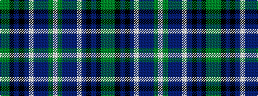 idealised woven sample of pattern GGKBKBWBBBGW