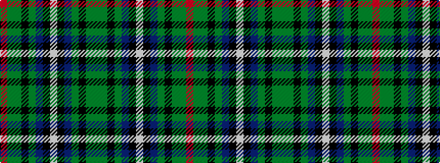 idealised woven sample of pattern GGKGBKWKBGKGGR