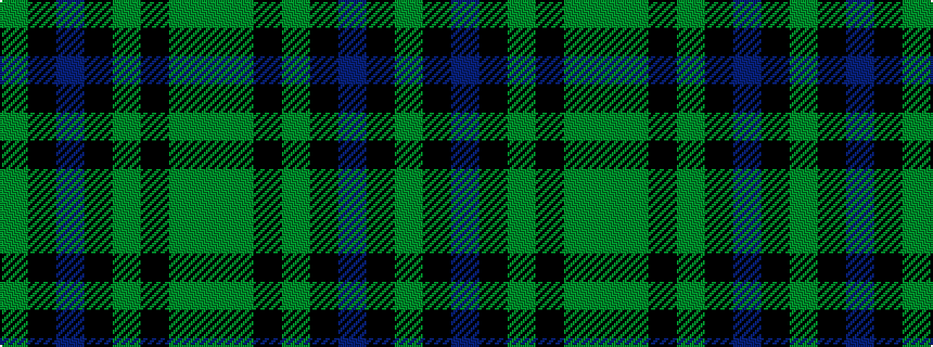 idealised woven sample of pattern GGKGKBKG