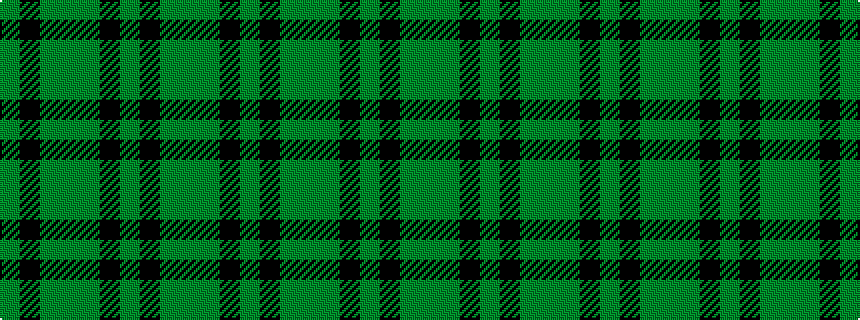 idealised woven sample of pattern GGKGKGGGKG
