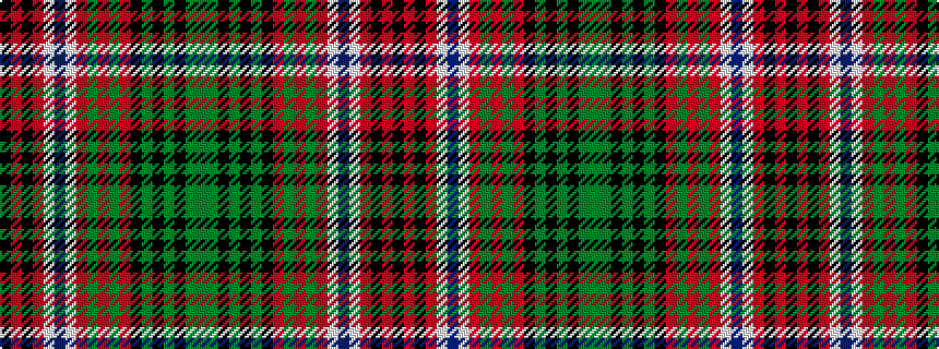 idealised woven sample of pattern GGKGKGKRGRGRWBWRKRK