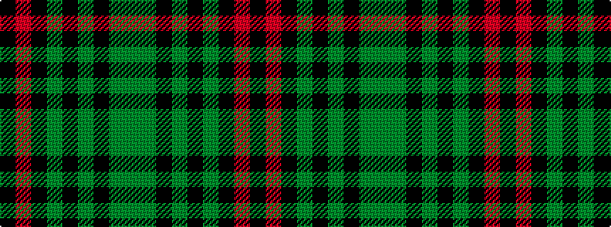 idealised woven sample of pattern GGKGKGKRK