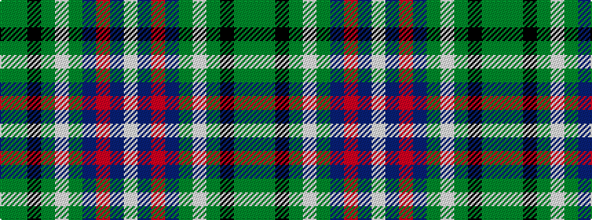 idealised woven sample of pattern GGKGWGBRBW