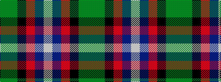 idealised woven sample of pattern GGKRBW