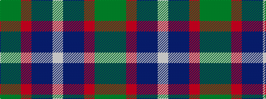 idealised woven sample of pattern GGRBBW