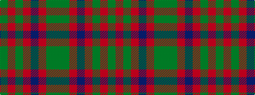 idealised woven sample of pattern GGRBRGRG