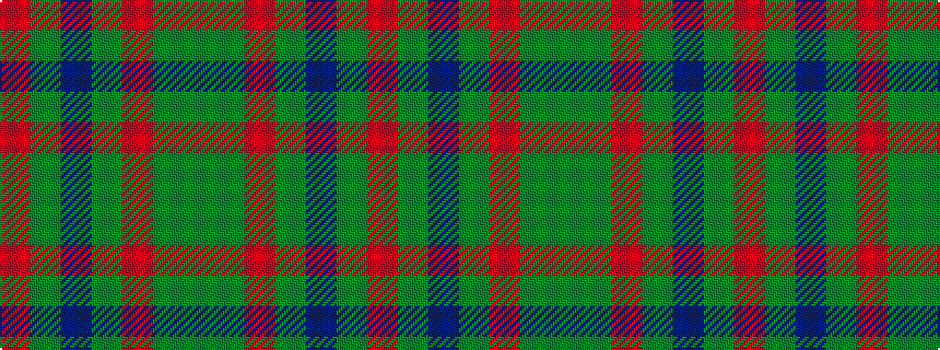 idealised woven sample of pattern GGRGBGR