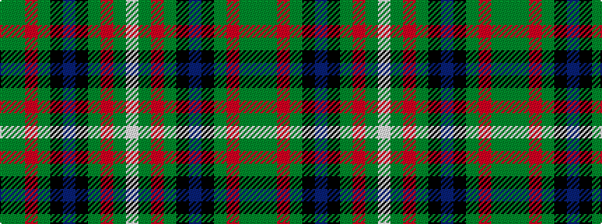 idealised woven sample of pattern GGRGKBKGRGW