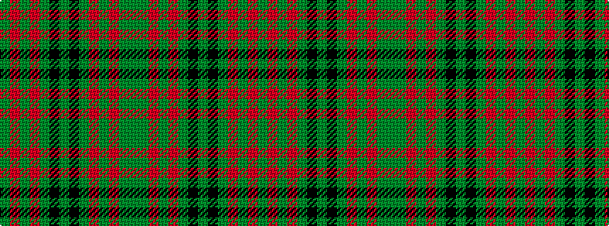 idealised woven sample of pattern GGRGRGKGKGRGRG