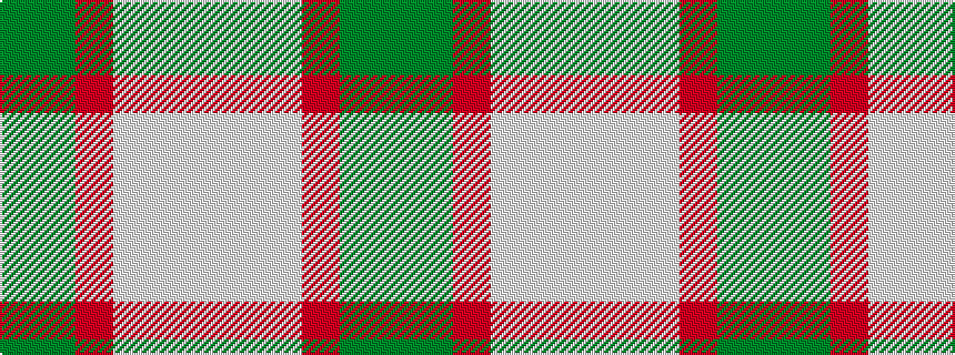 idealised woven sample of pattern GGRWWW