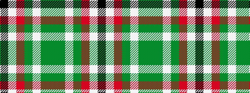 idealised woven sample of pattern GGWGRWK