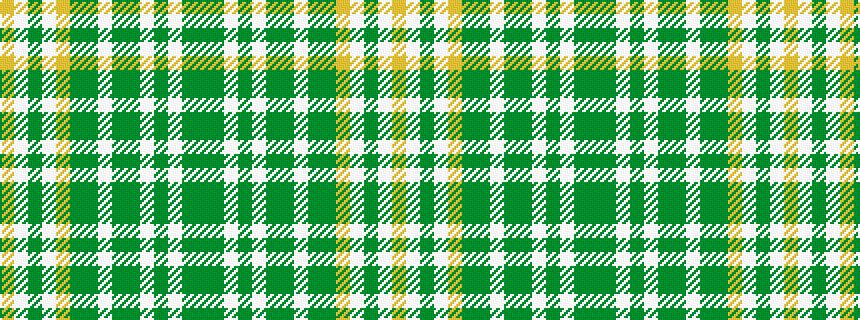 idealised woven sample of pattern GGWGWGGWGGYWGWY