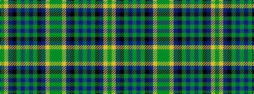 idealised woven sample of pattern GGYBKGBGBGKBYG