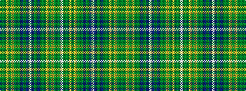 idealised woven sample of pattern GGYGYGGBGBWBGBGGYGYGGW