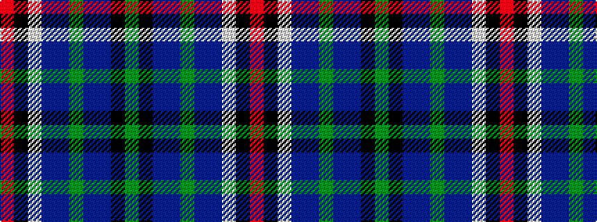 idealised woven sample of pattern GKBBGBBWKR