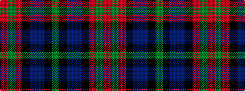 idealised woven sample of pattern GKBBKRGR